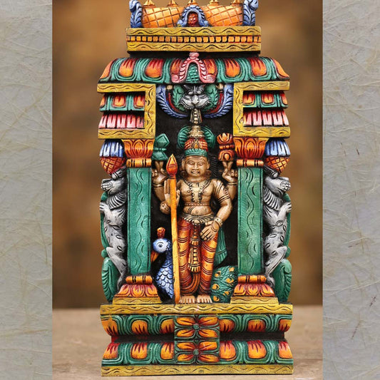 Gopuram With Murugan