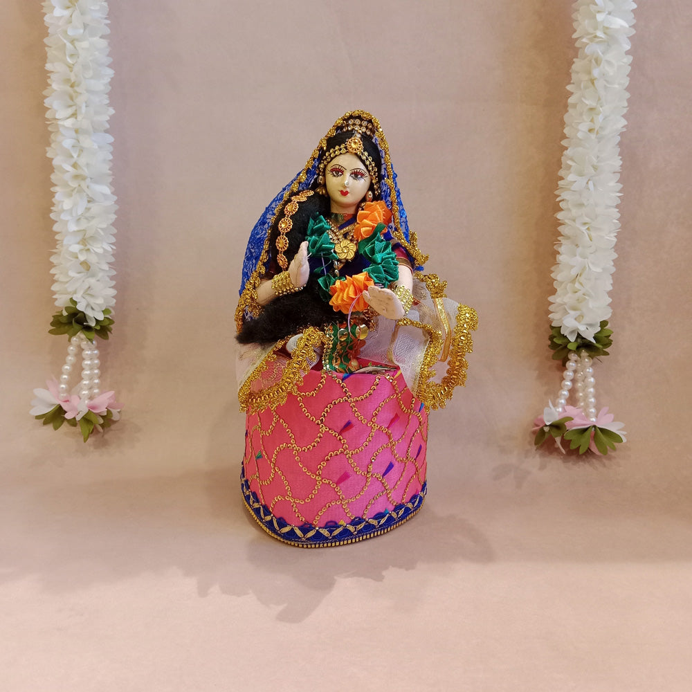 Handcrafted Manipuri Dance Doll - Traditional Indian Classical Dance Figurine