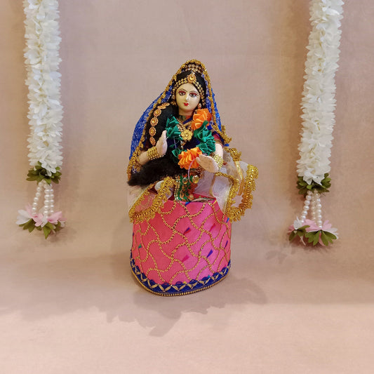 Handcrafted Manipuri Dance Doll - Traditional Indian Classical Dance Figurine