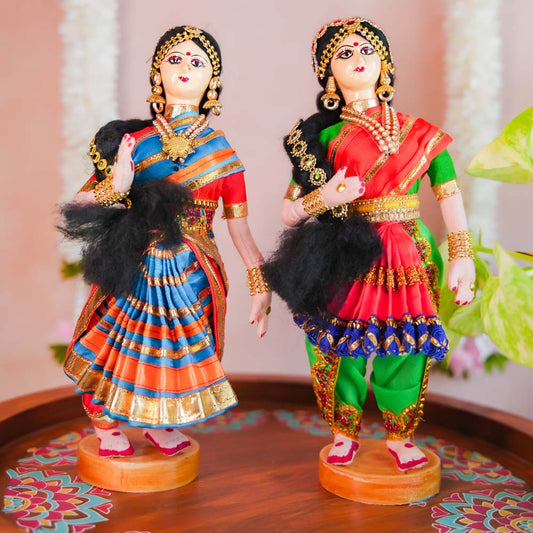 Bharatnatyam - Front Fan Pleat Each