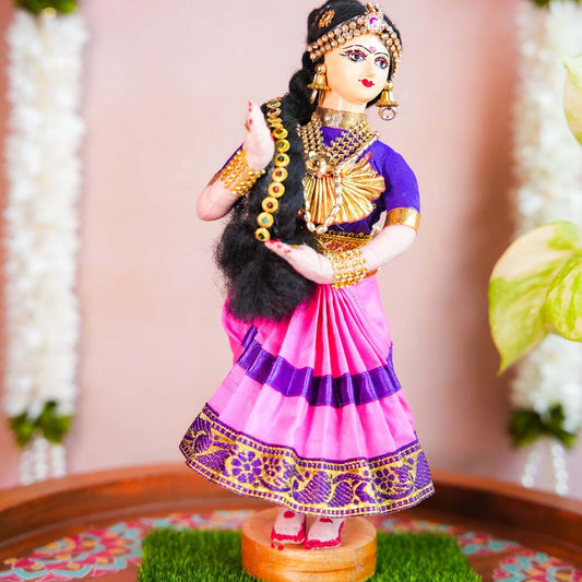 Bharatnatyam - Fan Pleats At Blouse