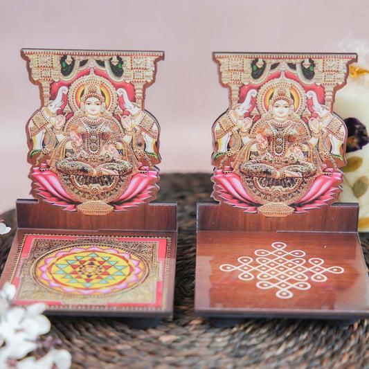 Gajalakshmi Diya Wall Stand