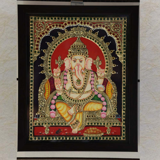 Ganesh Tanjore Painting