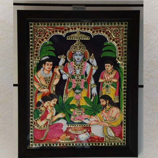 Satyanarayana Tanjore Painting