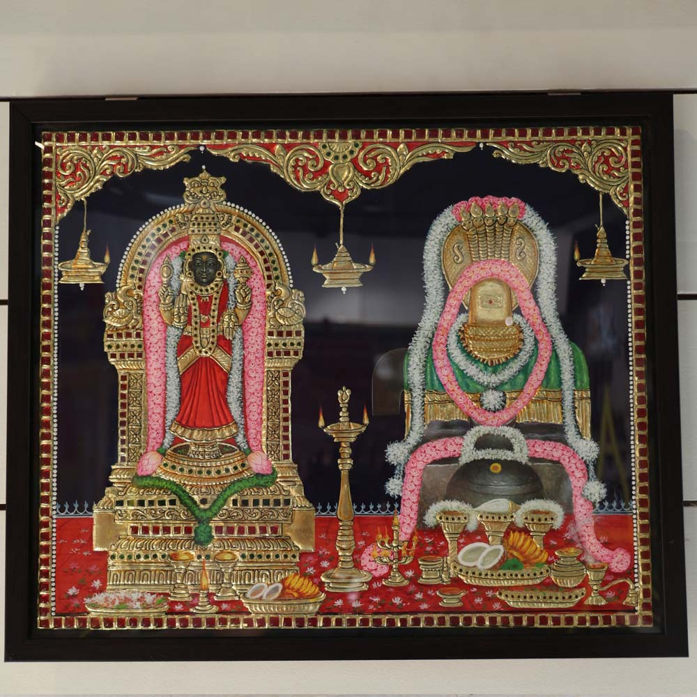 Vaitheeswaran Thaiyal Nayagi Tanjore Painting