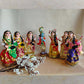 Krishna Dandiya With Gopikas Set Of 7