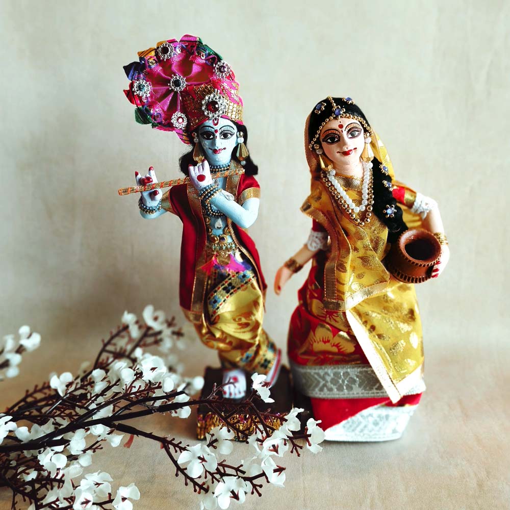 Radha Krishna With Kalasam