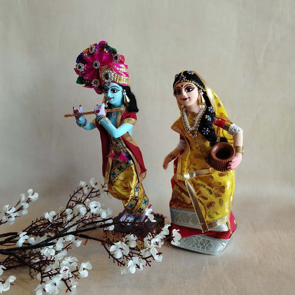 Radha Krishna With Kalasam