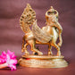 Handcrafted Brass Kamadhenu Statue With Ornate Base - Symbol Of Abundance & Prosperity