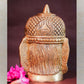 Handcrafted Brass Hanuman Head Sculpture - Traditional Indian Spiritual Decor