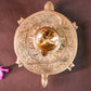 Handcrafted Brass Tortoise Chowki - Traditional Indian Spiritual & Decor Artifact