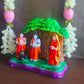 Navaratri Clay Golu Doll Ram Seeta Linga Pooja