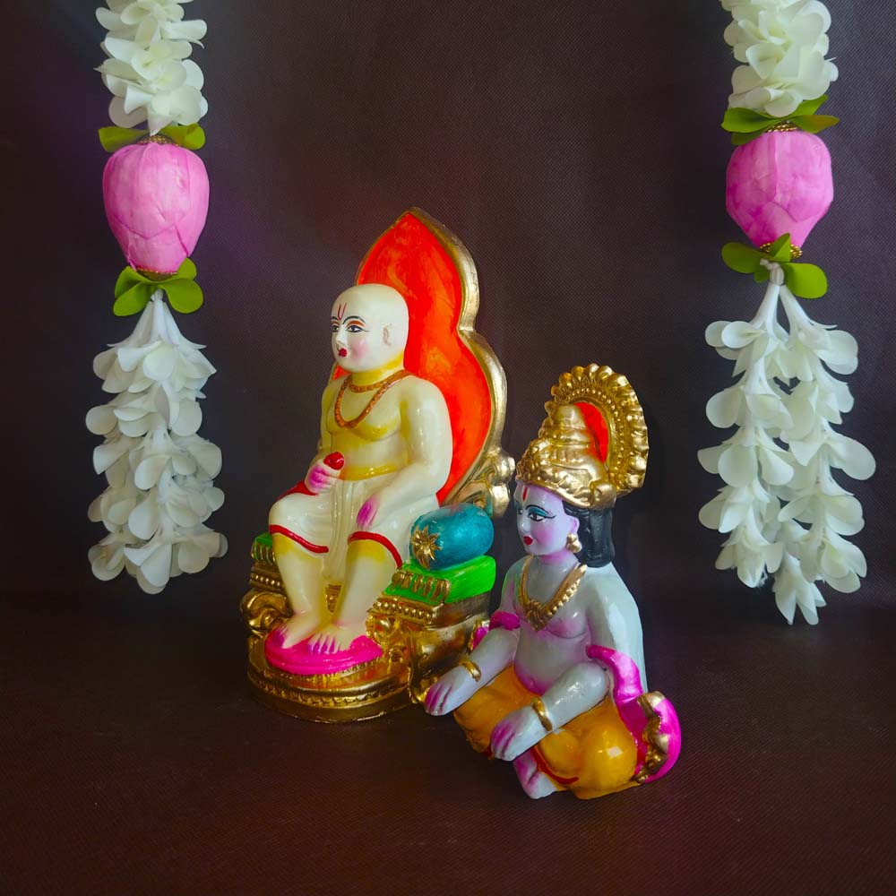 Navaratri Clay Golu Doll Krishna Sudhama