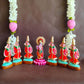 Krishna With Gopikas Navaratri Clay Golu Doll