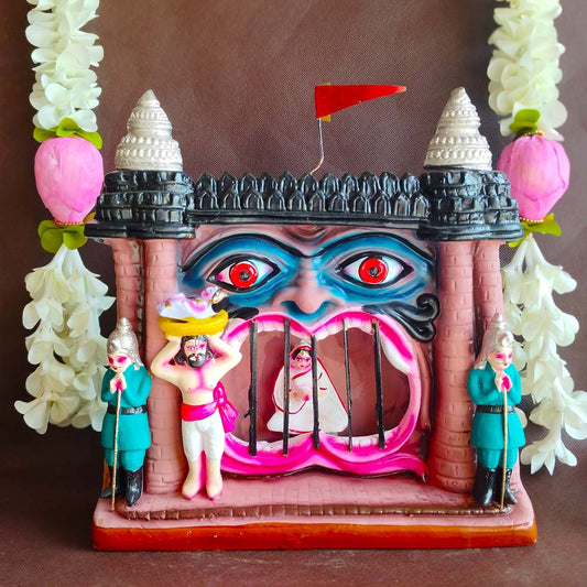 Jail Set Navaratri Clay Golu Doll