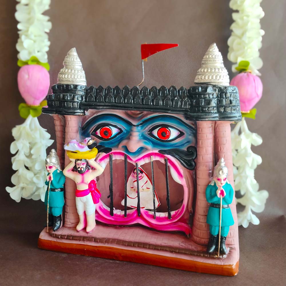Jail Set Navaratri Clay Golu Doll