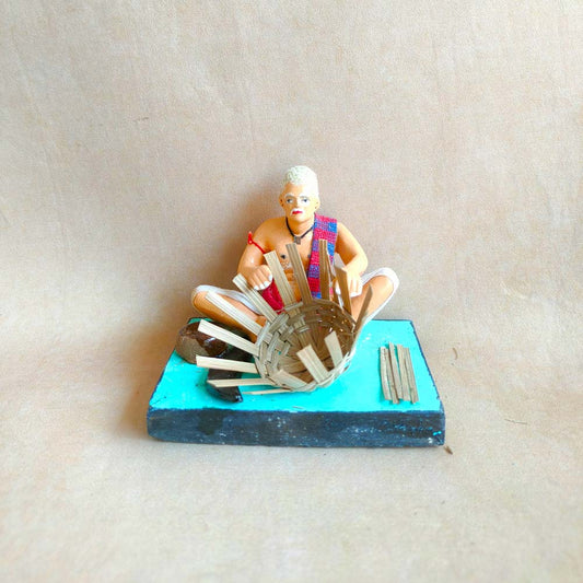 Basket Maker Navaratri Clay Golu Doll