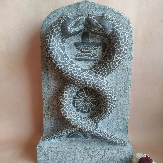 Pinnal Naga Devata Idol Handcrafted Stone Sculpture