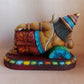 Sleeping Lord Ganesha Statue Handcrafted Wooden