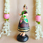 Handcrafted Indian Dancing Doll - Traditional Art Figurine For Home And Temple Decor