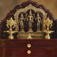 Puja Mandapam Teakwood With Rosewood Finish