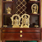 Puja Mandapam In Teakwood With Rosewood Finish