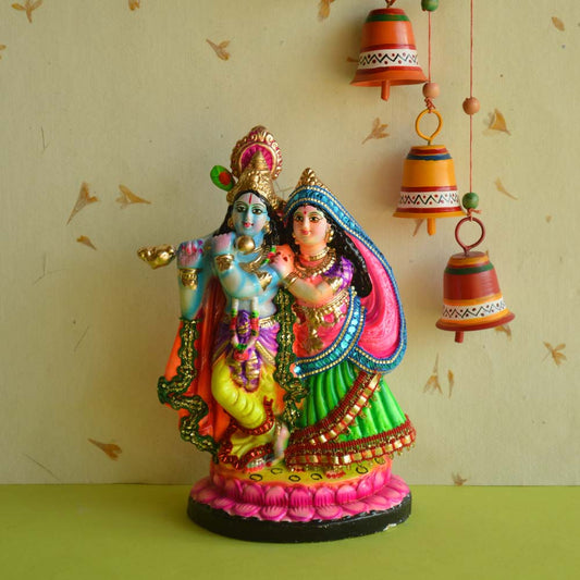 Navarathri Radha Krishna Golu Doll
