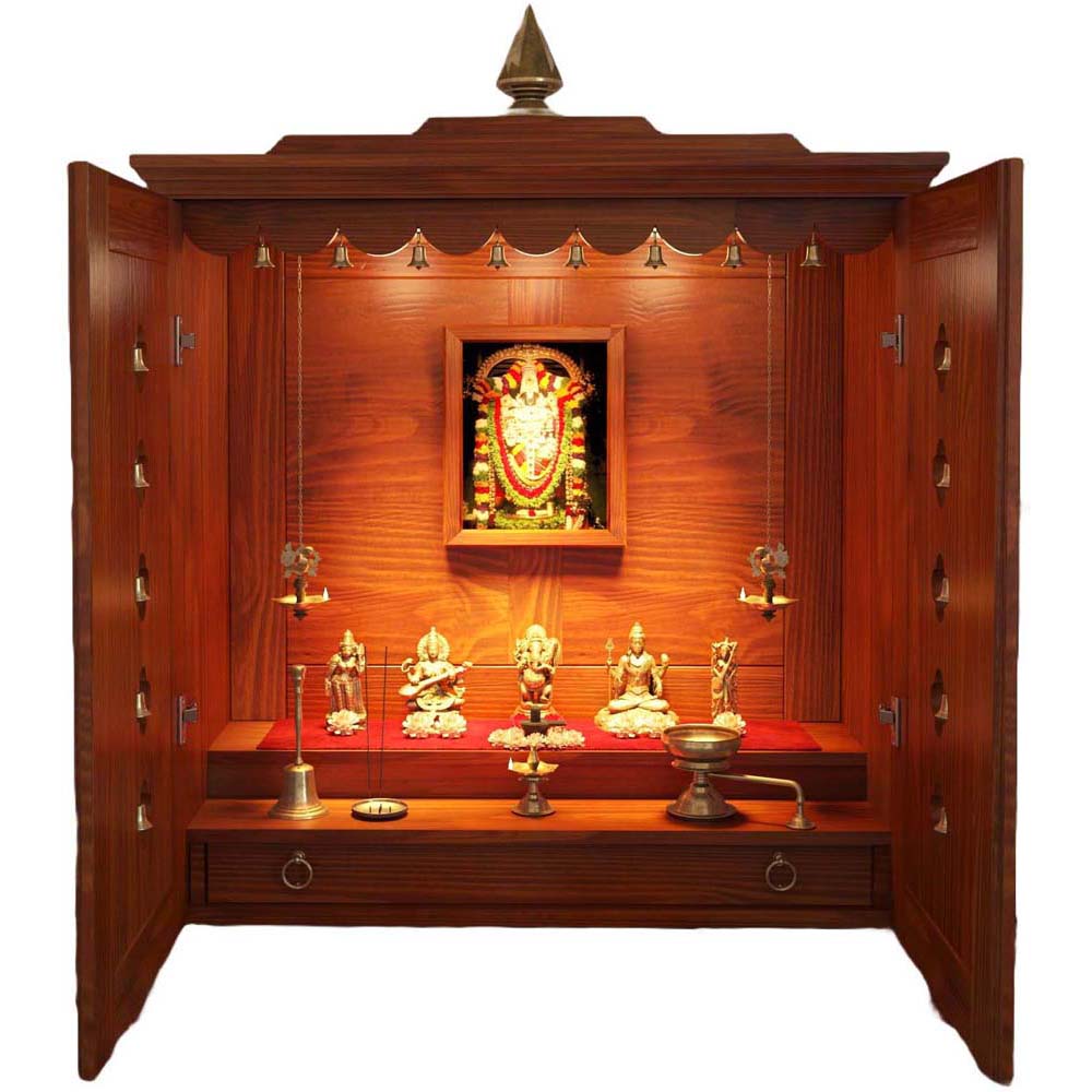 Closed Puja Mandap - Flat Roof