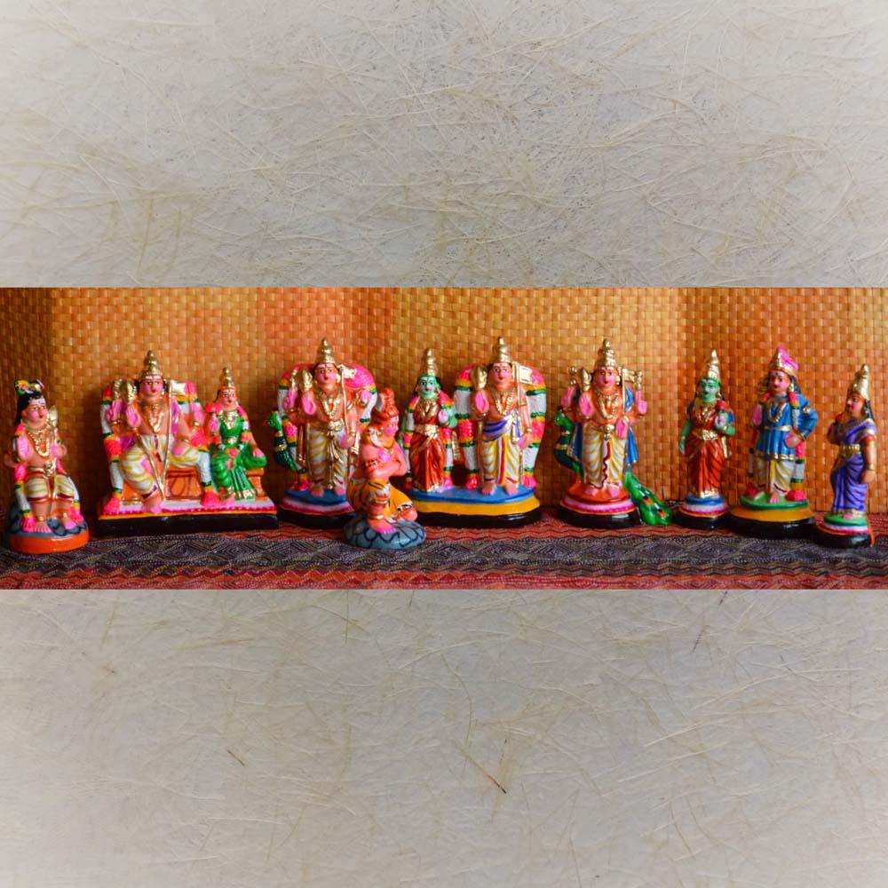 Navarathri Golu Doll Arupadai Veedu Set