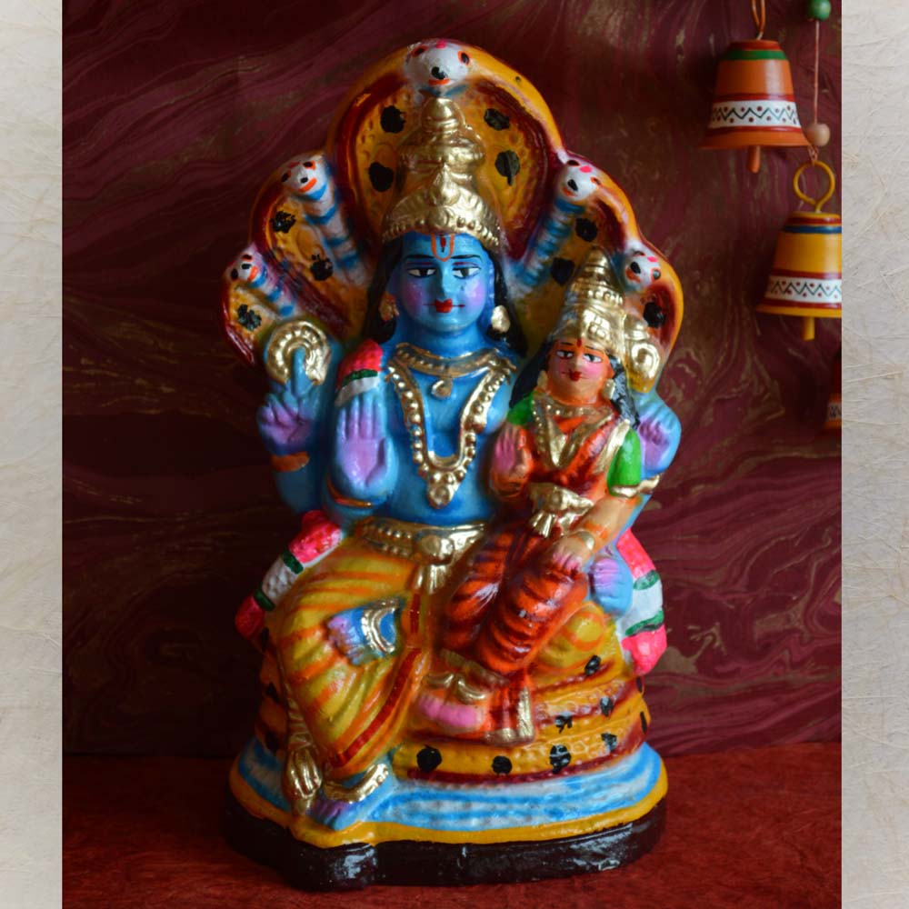 Navarathri Golu Doll Narayana Sridevi Bhudevi Set