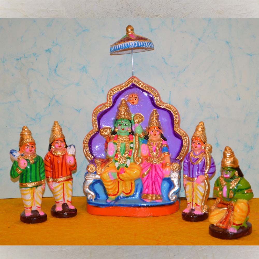 Navarathri Golu Doll Ramar Pattabhishekam