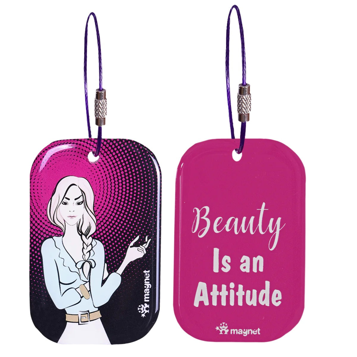 Bag Tags Beauty With Brains