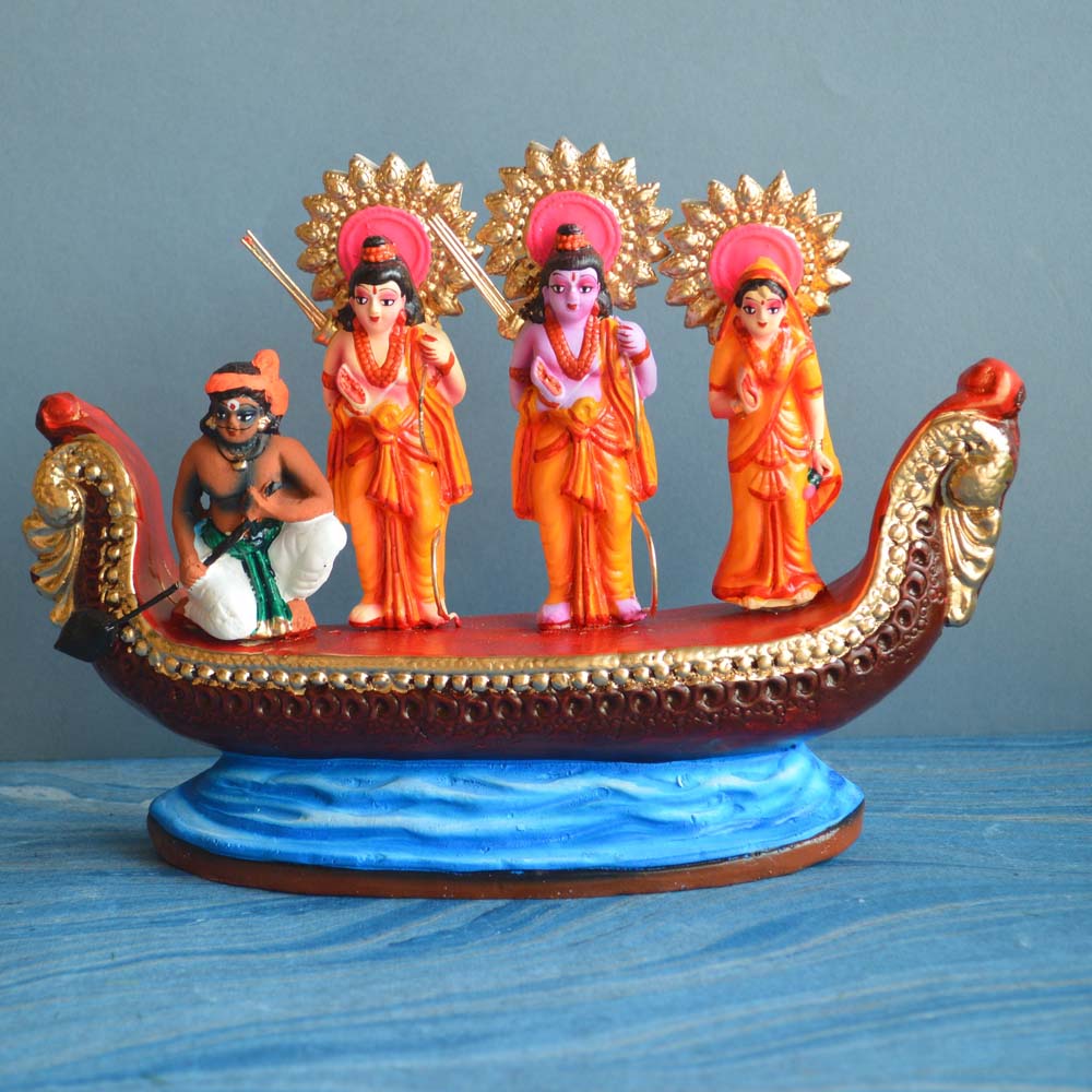 Navarathri Ram Guha Boat Golu Doll