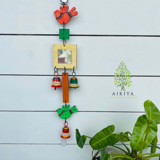 Birds and Bells Wind Chime - Single Strip