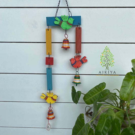Birds and Bells Wind Chime - Double Strip