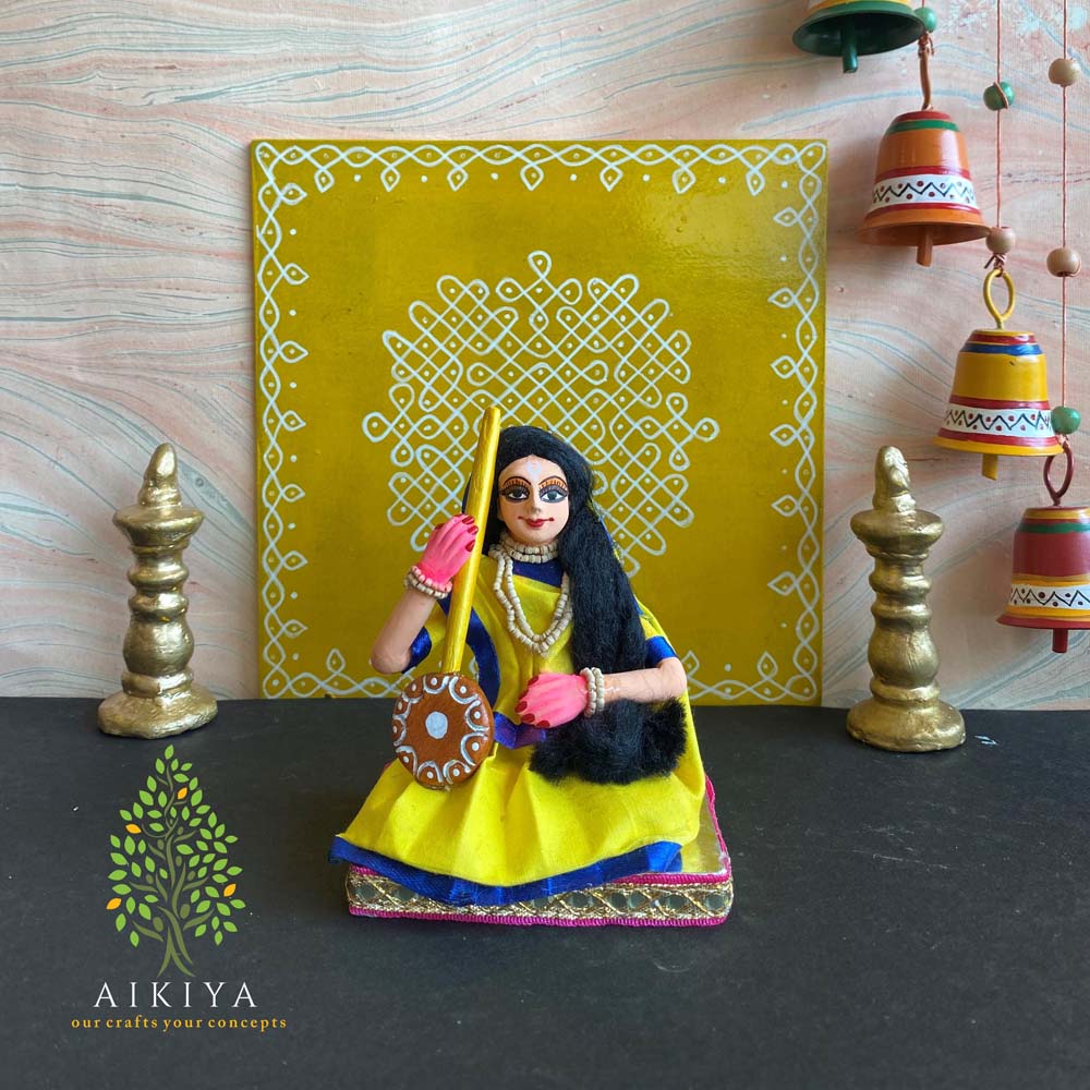 Indian Traditional Doll Seating Meerabhai