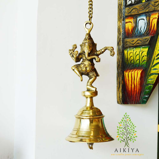 Dancing Ganesh Hanging Bell