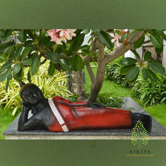 Sleeping Buddha (Big) - Red