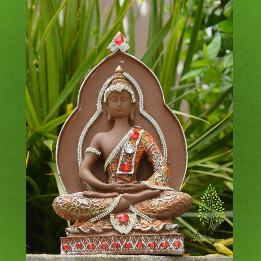 Meditating Buddha - Brown