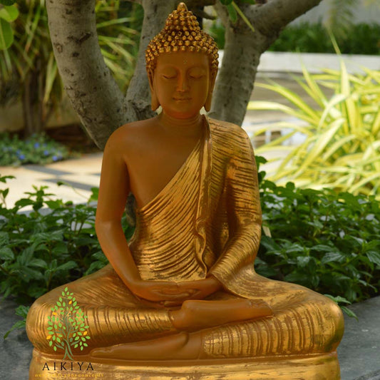 Meditating Buddha - Natural 12"