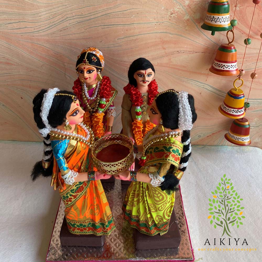Indian Traditional Dolls Grahapravasam Set