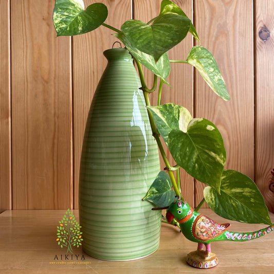 Ceramic Vase - Light Green