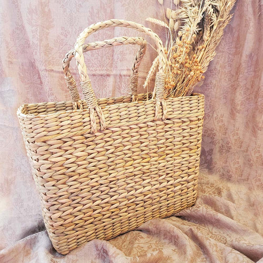 Plain Basket Bag - Large
