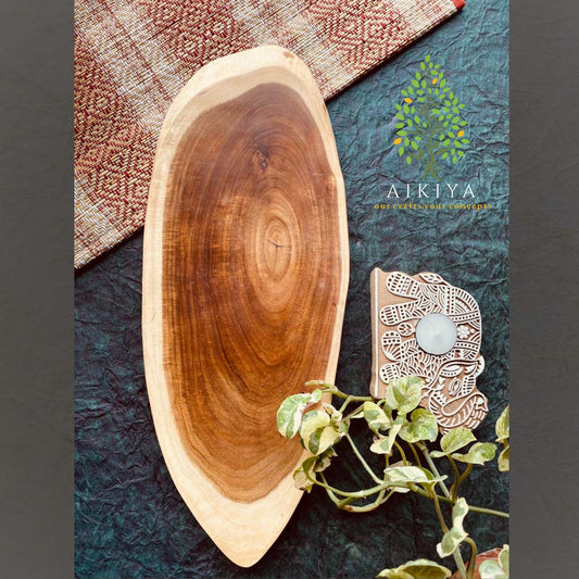 Wooden Tray Oval