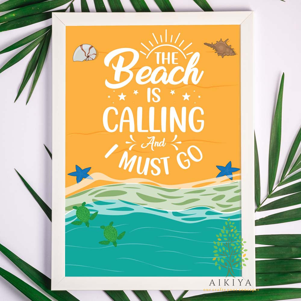 The Beach Is Calling  (7 X 9)