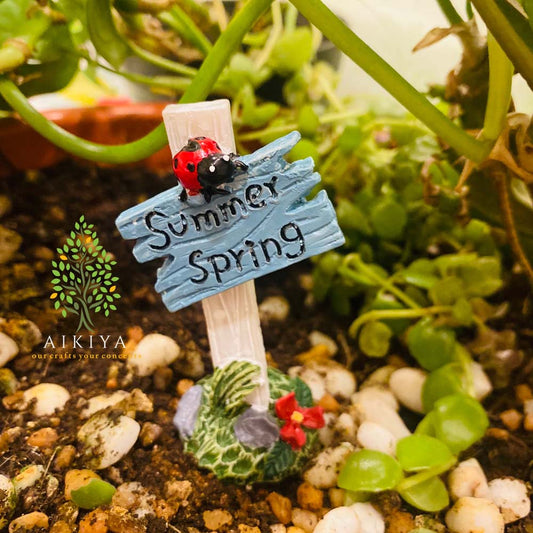 Miniature Garden Signpost