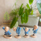Miniature Kung Fu Monks (set of 4)