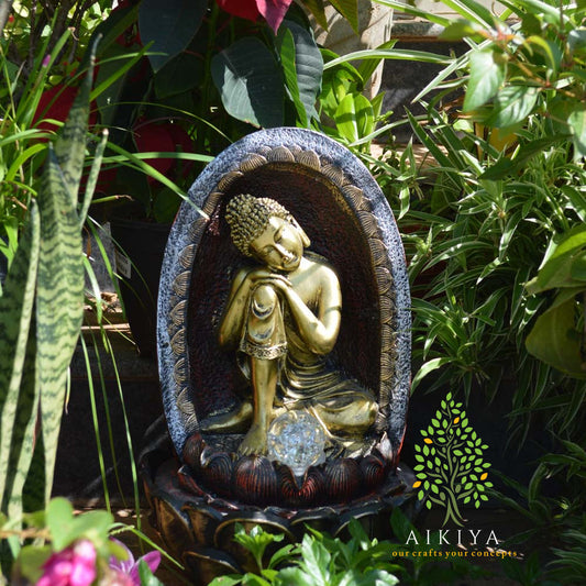 Contemplating Buddha Fountain (store pick up only)