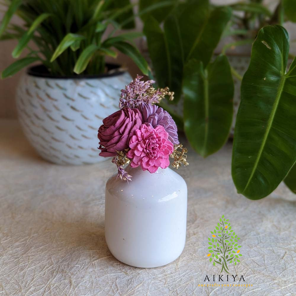 Shola Flower Arrangement - Overture In Pink And Purple