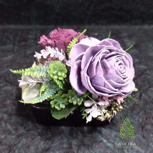 Shola Flower Arrangement - Cadenza In Lilac And Purple